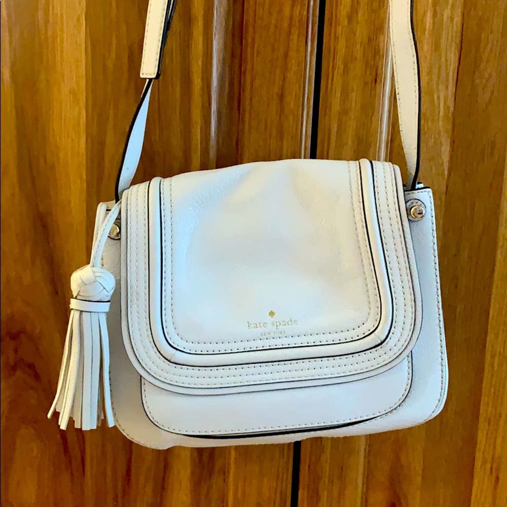 Kate Spade cream colored crossbody purse